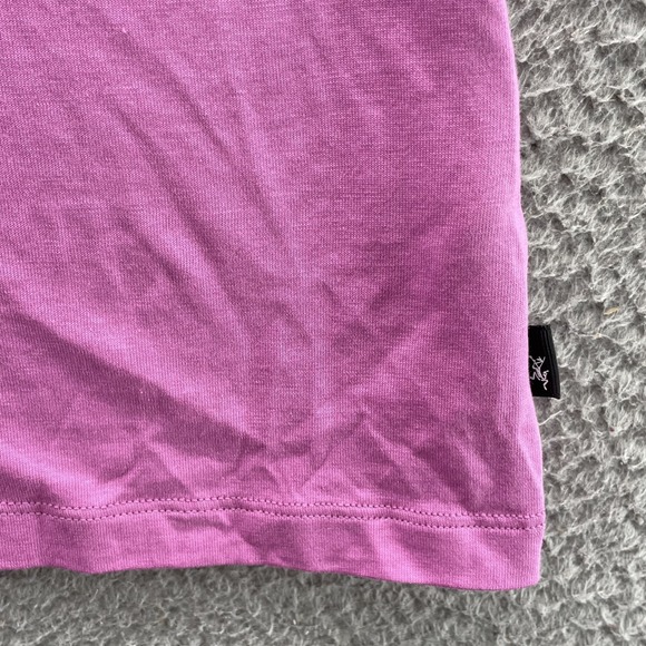 Arc'teryx T-Shirt Womens XS Pink Retro Gorpcore Preppy Y2K Boho Academia Outdoor - Picture 3 of 10